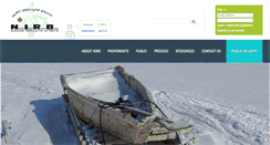 Desktop Screenshot of nirb.ca